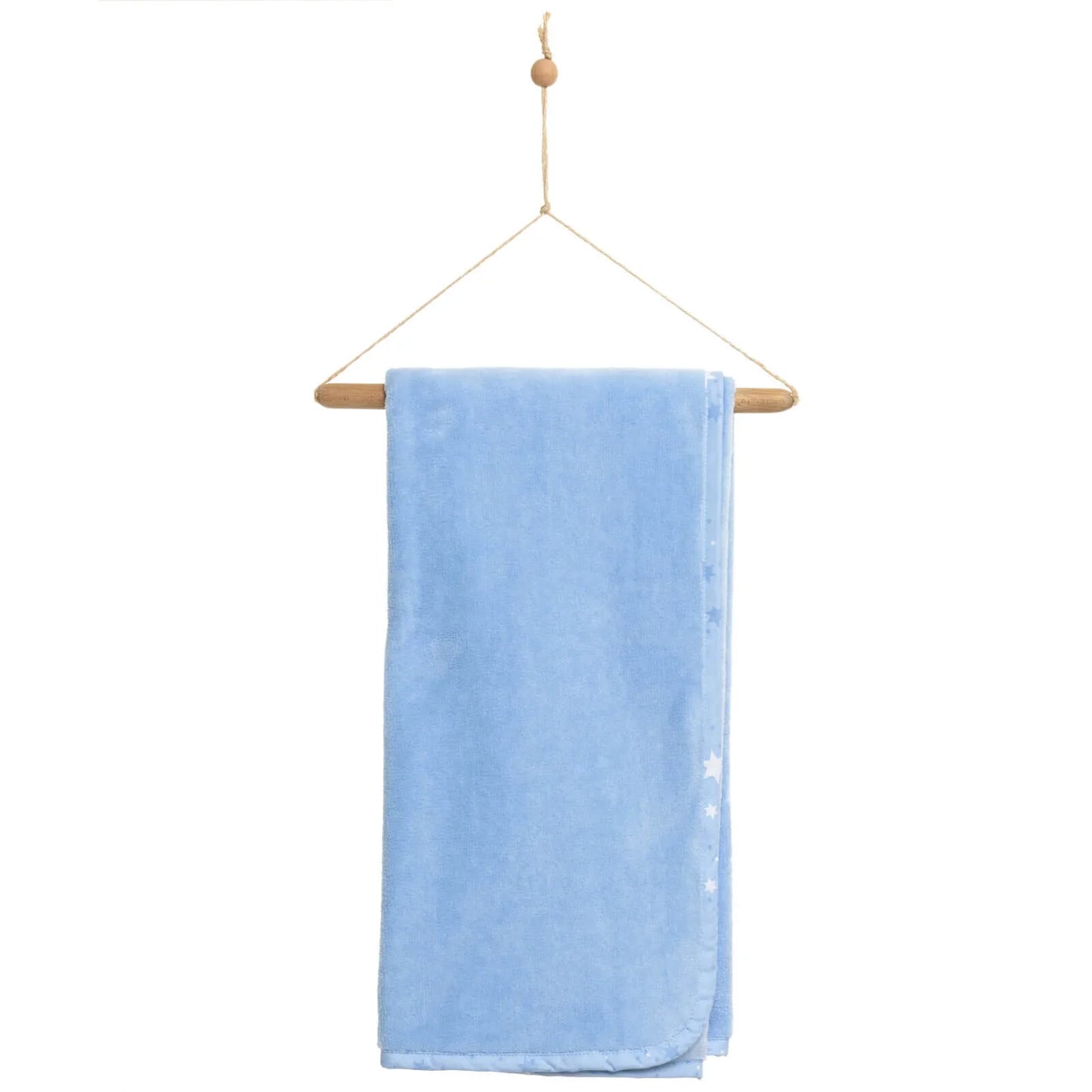 Mollia Welsoft Unisex Baby Blanket 80x100cm - Light Blue