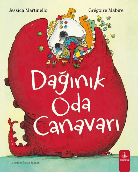 Dağınık Oda Canavarı – Jessica Martinello & Gregoire Mabire – Büyülü Fener Yayınları – kitap kapağı