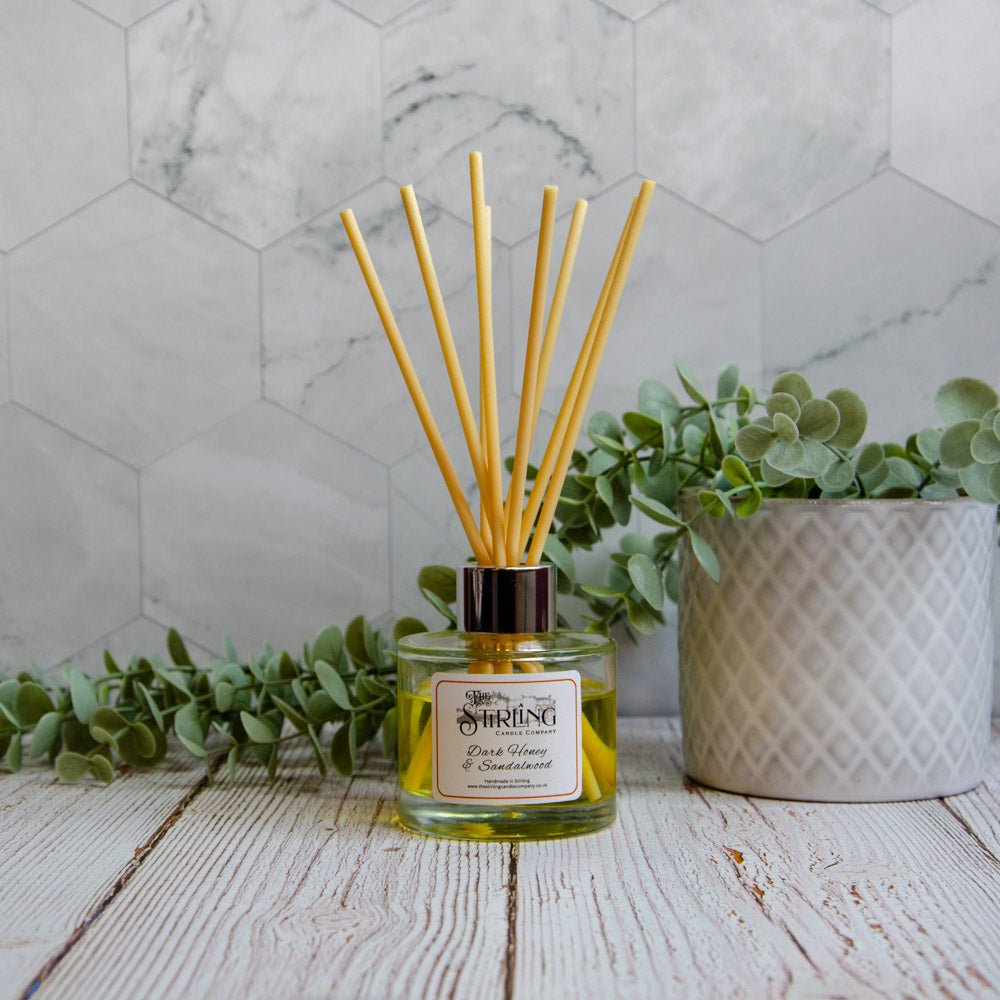Dark Honey & Sandalwood - Diffuser 100ml - mezetto Shopify Collective The Stirling Candle Company