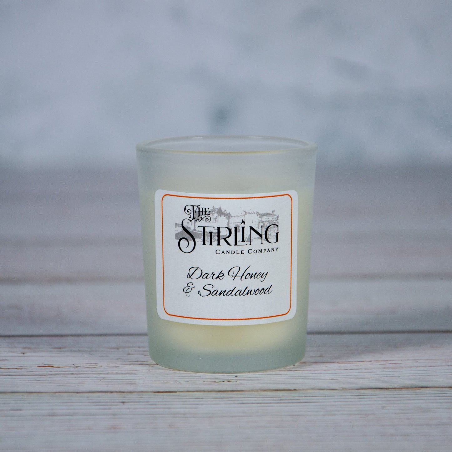 Dark Honey & Sandalwood - Small Candle - mezetto Shopify Collective The Stirling Candle Company