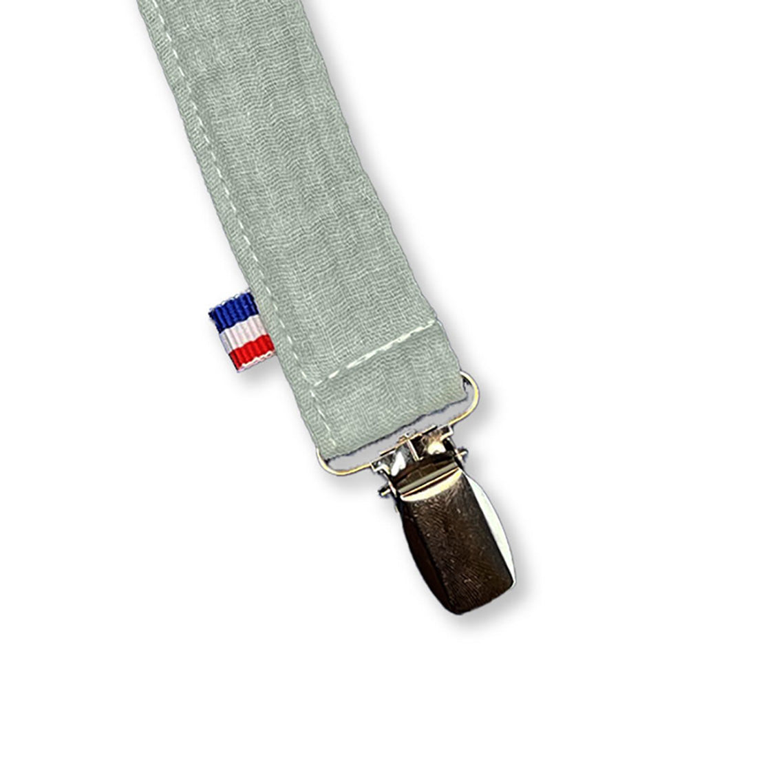 Schnullerkette aus Bio-Baumwolle - Grün