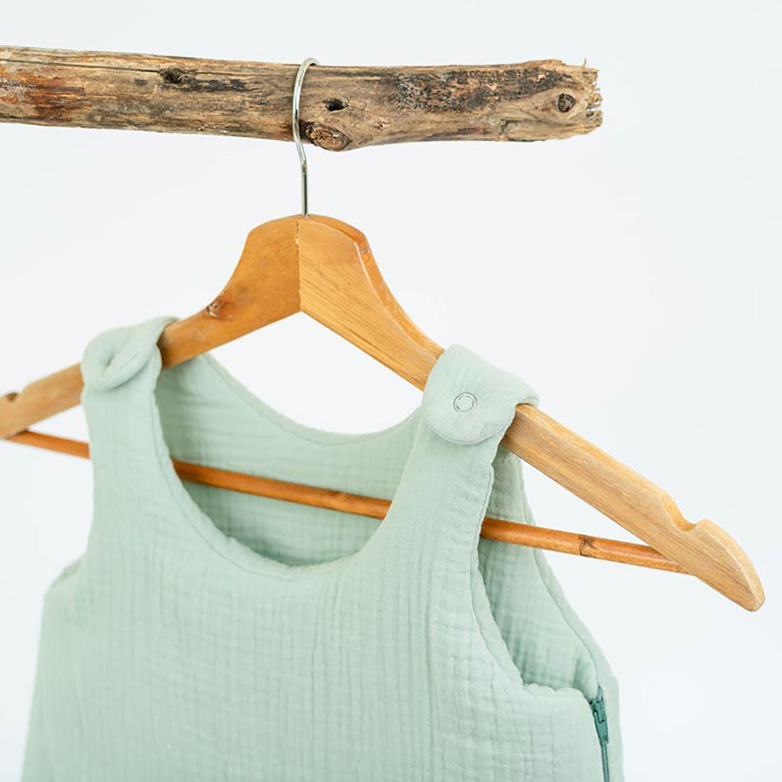 Organik Pamuklu Kış Uyku Tulumu - Yeşil