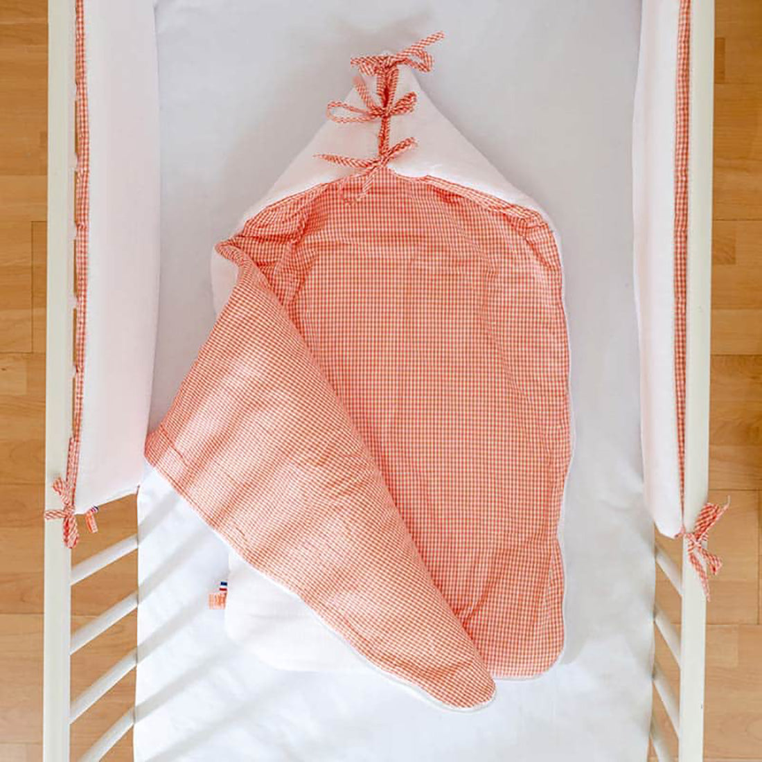 Organik Pamuklu Flama Çantası - Beyaz