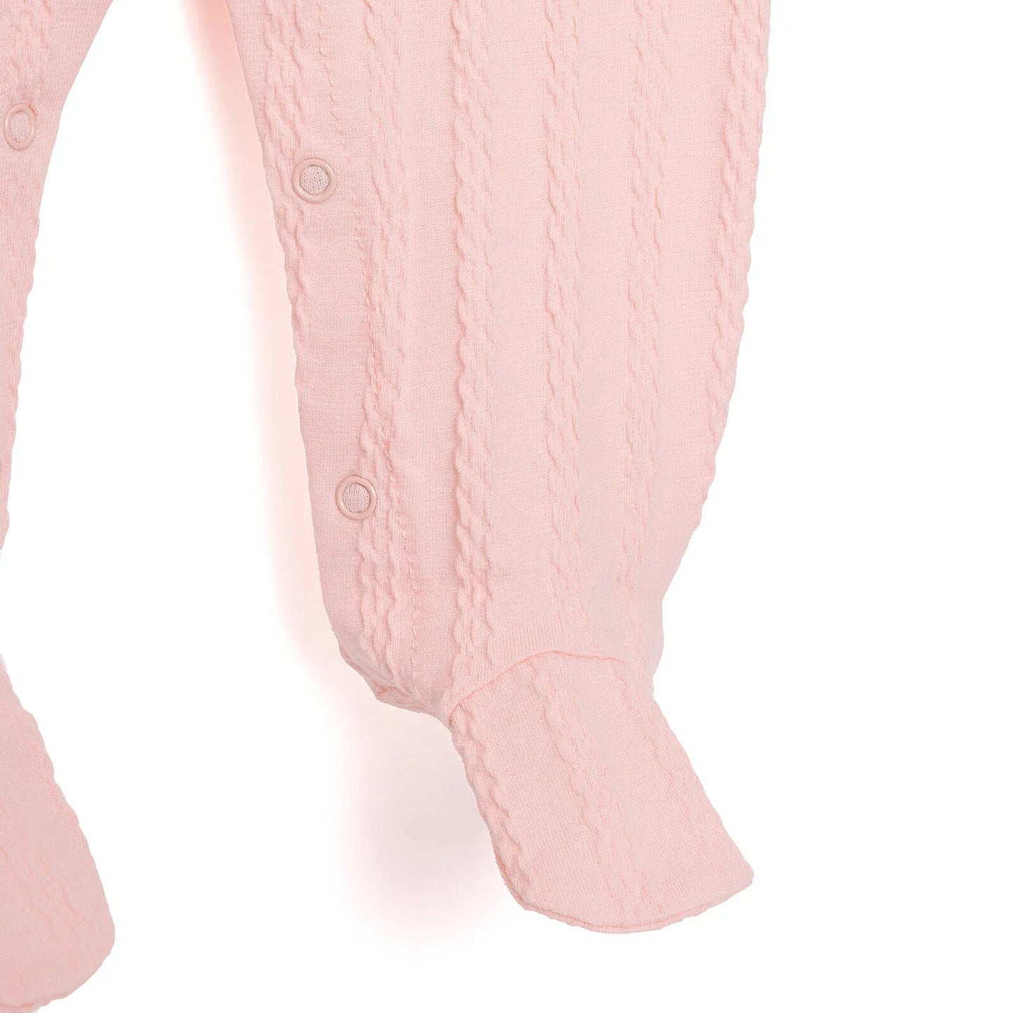 Bebbek Girl Footed Jumpsuit - Powder