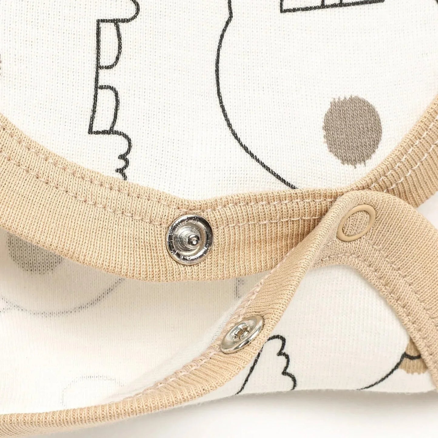 Motherlove Newborn Organic Sleeve Bodysuit - Beige