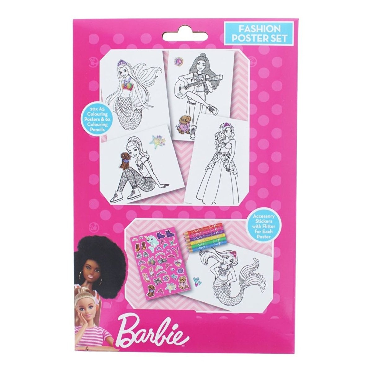 Barbie A5 Fashion Poster Set