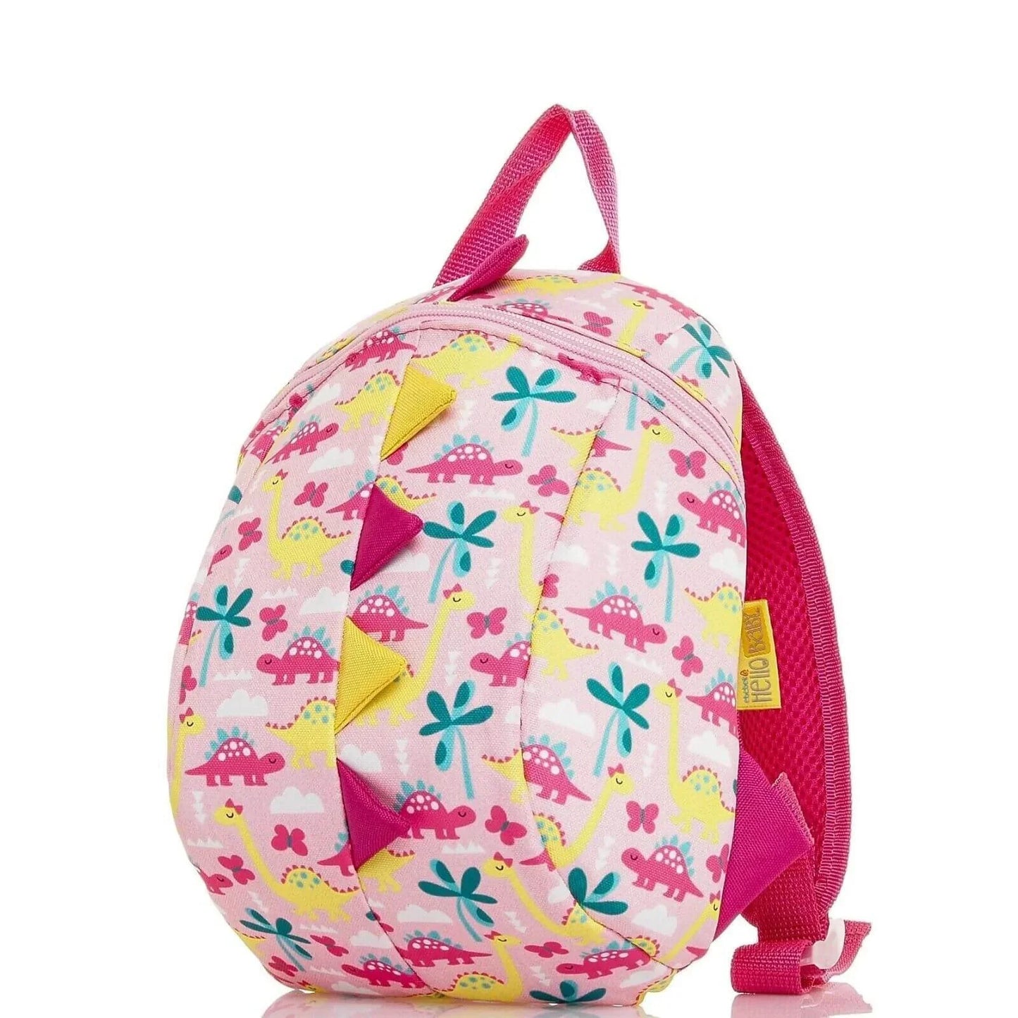 HelloBaby Dinosaur Baby Backpack - Light Pink