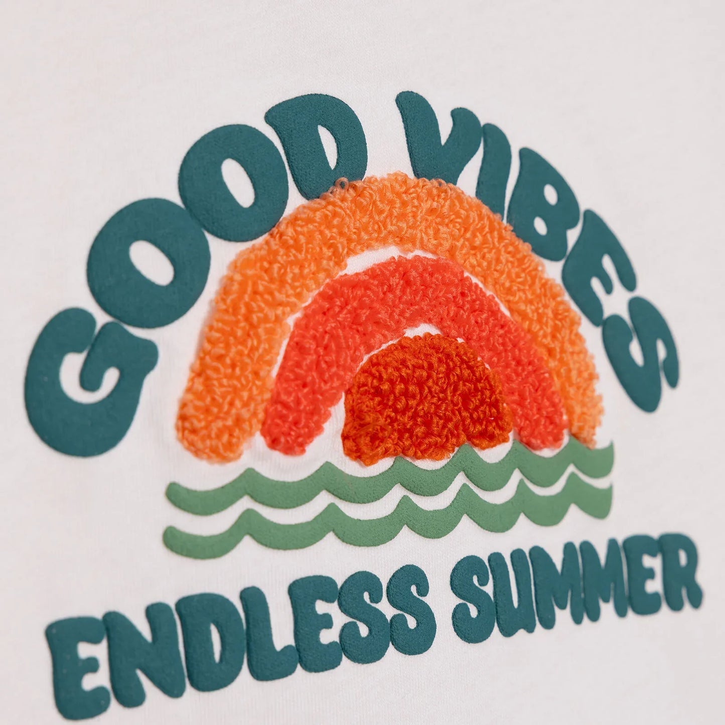 HelloBaby Motto Boy T-shirt & Short - White