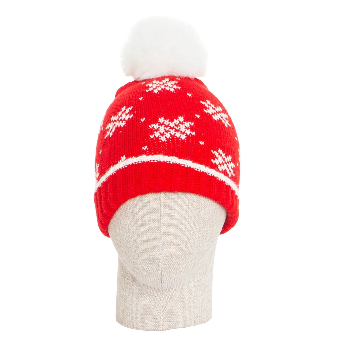 Little Plane Unisex Christmas Beanie - Red