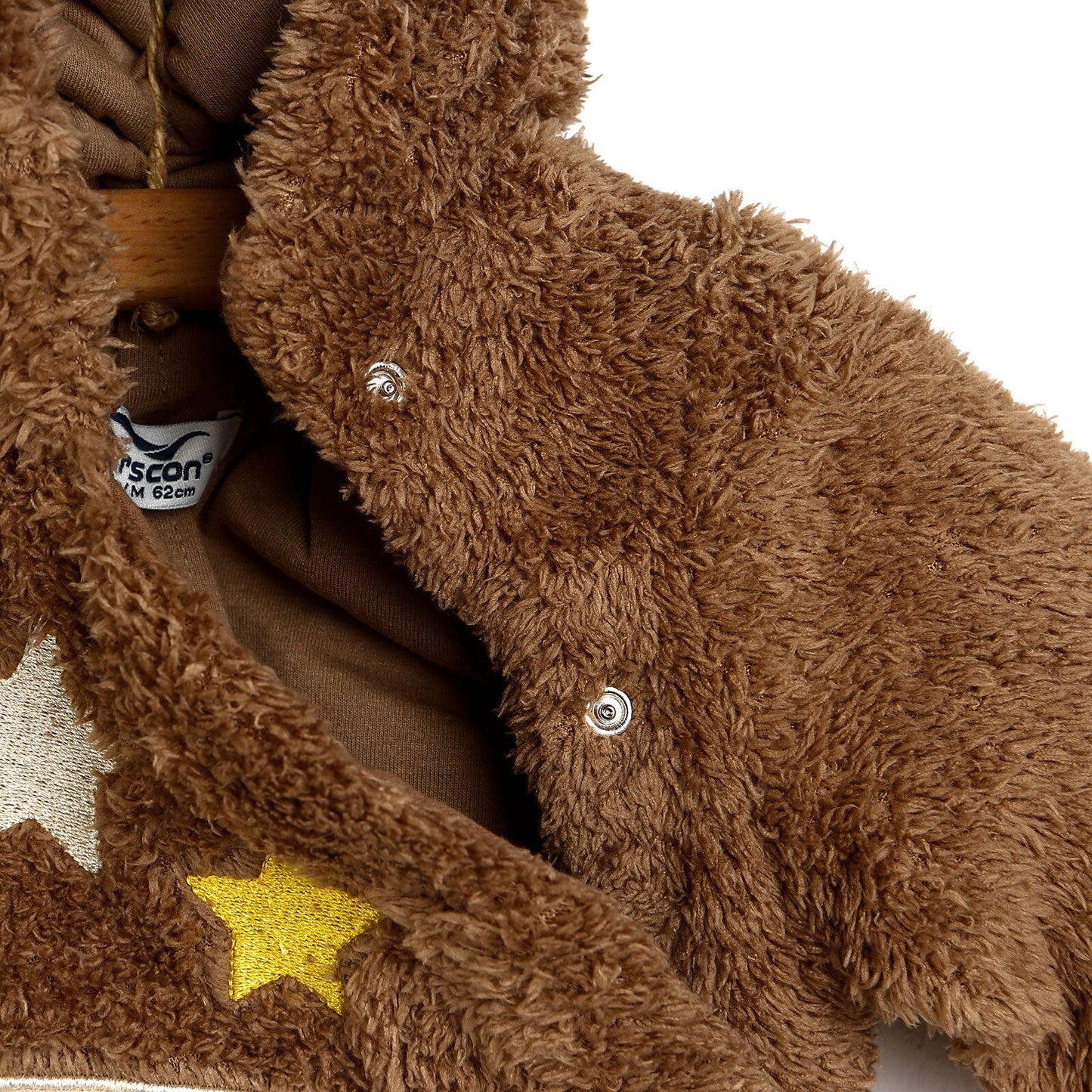 Verscon Welsoft Footed Jumpsuit - Brown