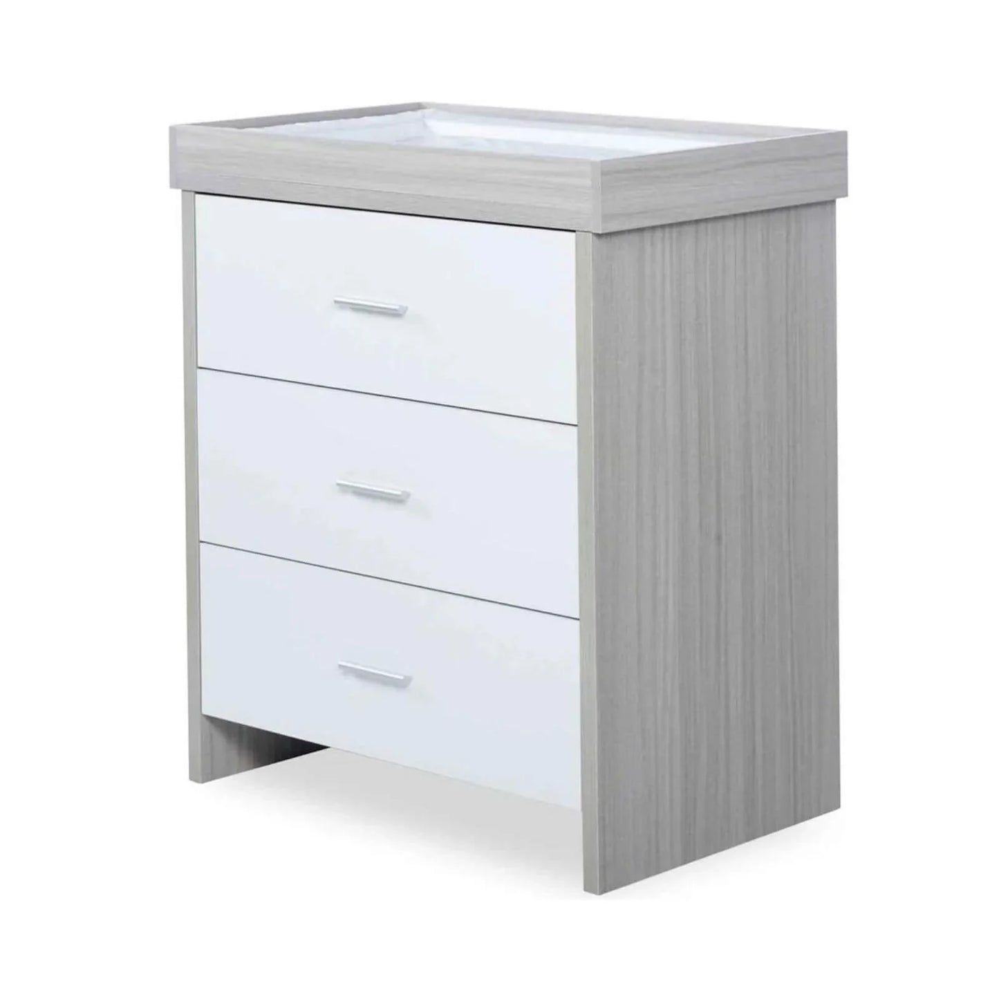 Ickle Bubba Pembrey Furniture Set Under Drawer Ash Grey & White 3 pcs - Premium Pocket Sprung Mattress