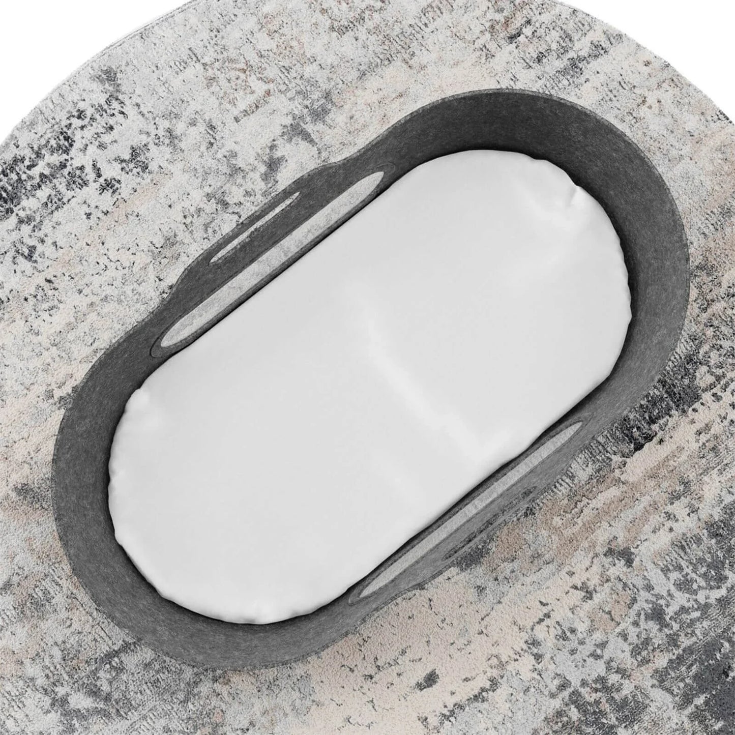 Snüz Baskit Moses Basket & Stand Bundle - Dark Grey & Natural