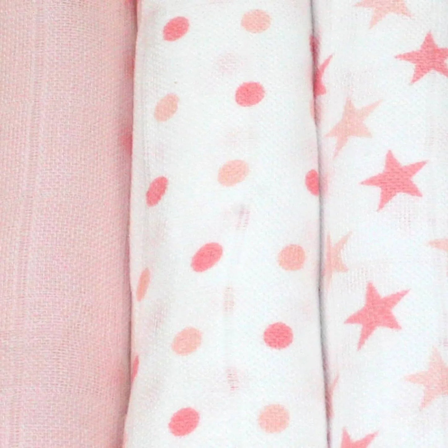 MuslinZ 6 Pack Muslin Squares 70x70cm - Pink