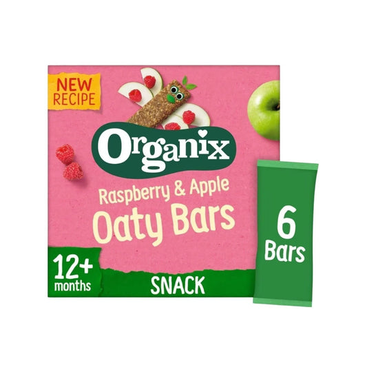 Organix Raspberry & Apple Soft Oaty Bars 12+ months 138g (6x23g)