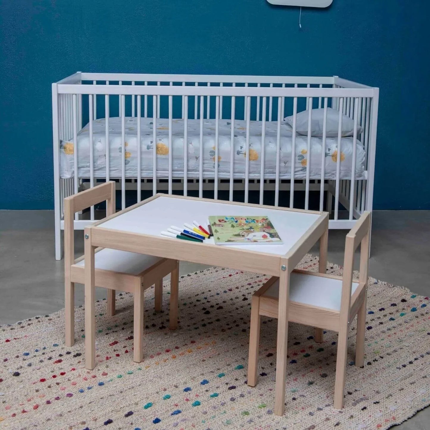 Outlet - Montessori Wooden Table&Chair Set for Kids