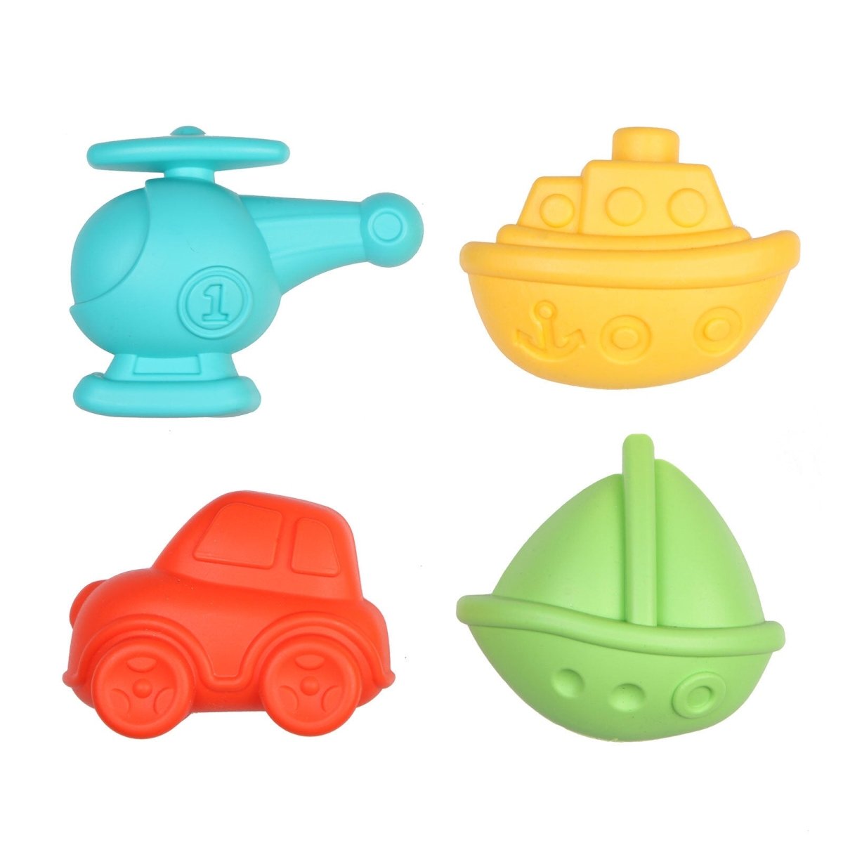 Let's Be Child Sand Mold - Vehicles 4 pcs Assorted