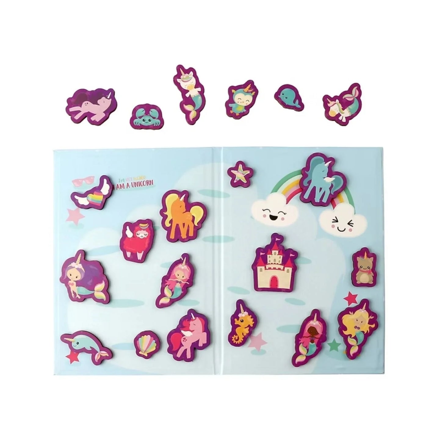 Rossie  Wooden Magnetic Unicorn Set 21 pcs