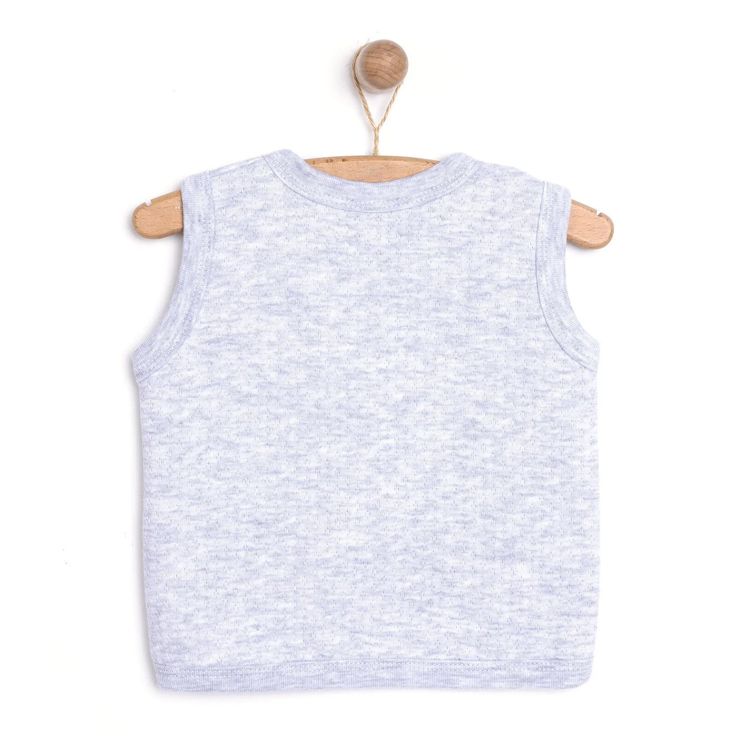 HelloBaby Unisex Classic Vest - Grey Melange