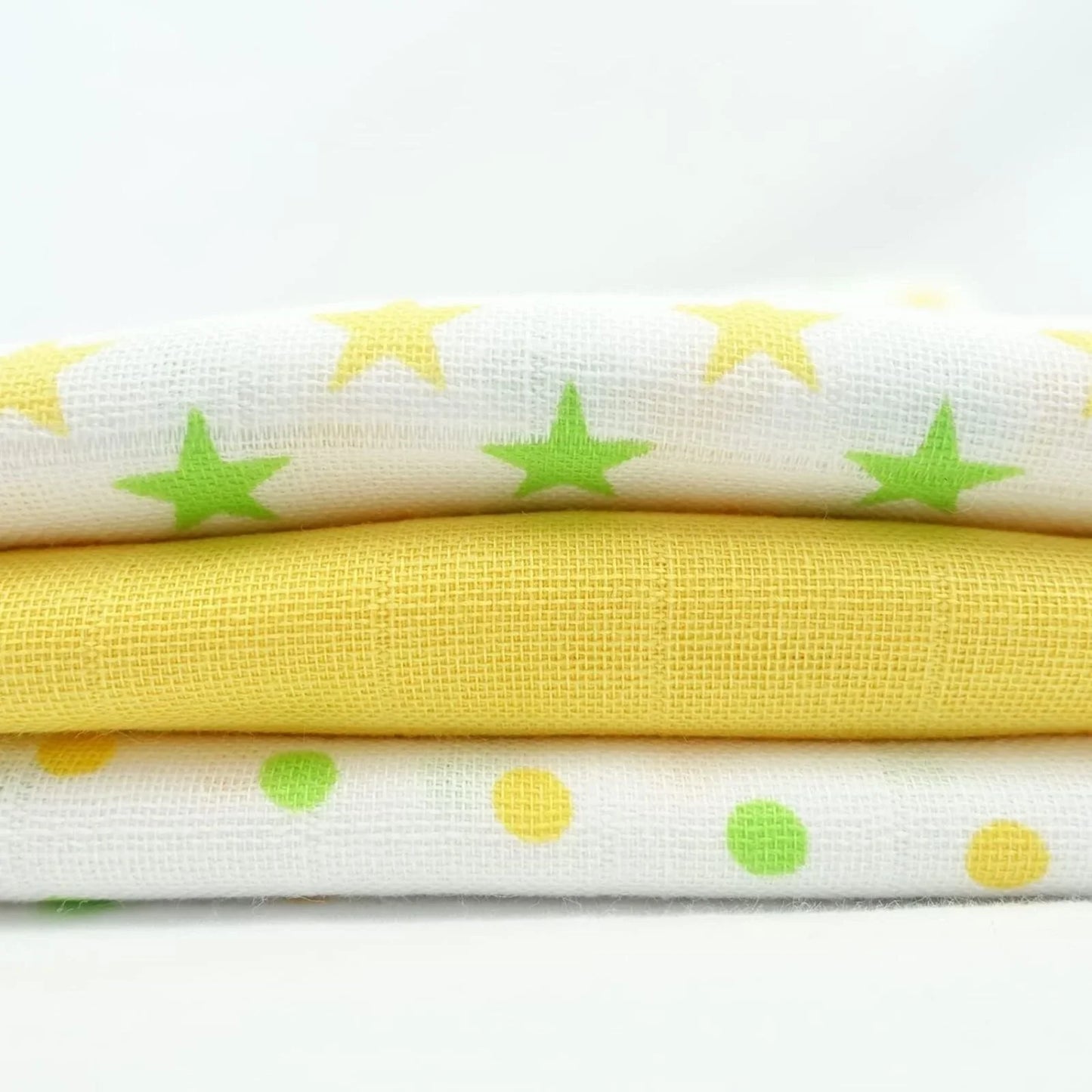 MuslinZ Muslin Squares 70x70cm 6 pcs - Yellow