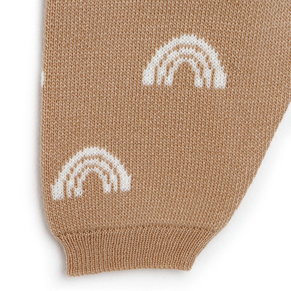 HelloBaby Newborn Rainbow Knit Sweatshirt Starter Set - Beige