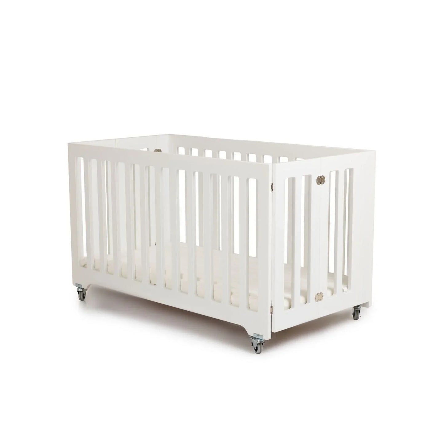 Caploonba Folding MDF Crib 60x120cm - White