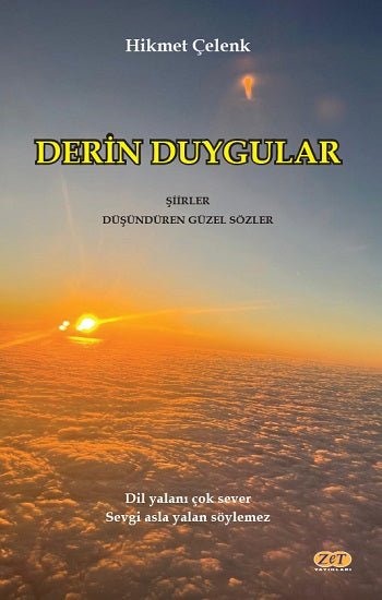Derin Duygular – Hikmet Çelenk – Zet Yayınları – kitap kapağı