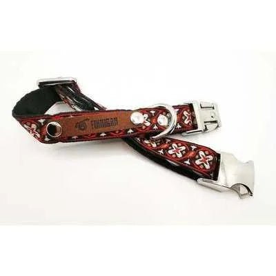 Designer Dog Collar: Personalised & Practical Red Collection-2
