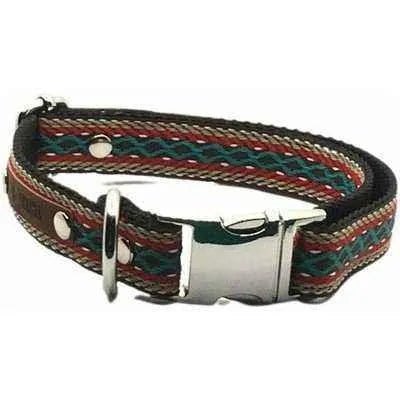 Designer Paws: Stylish Handcrafted Cotton Collar for Medium Dogs-1