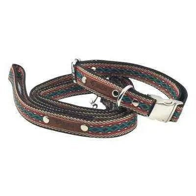 Designer Paws: Stylish Handcrafted Cotton Collar for Medium Dogs - mezetto