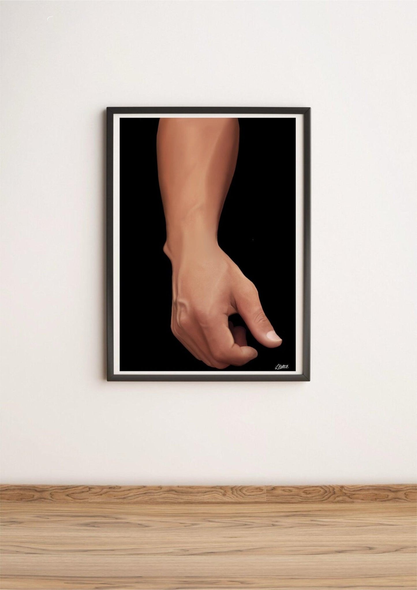 Detailed Realism Hand & Arm Print | Fine Art Wall Decor - mezetto KEOLIX KEOLIX