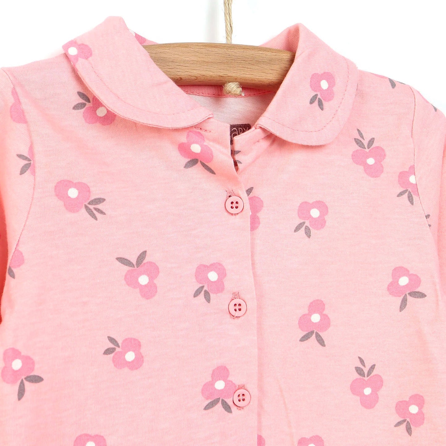 HelloBaby Basic Baby Girl Pyjamas Set - Powder