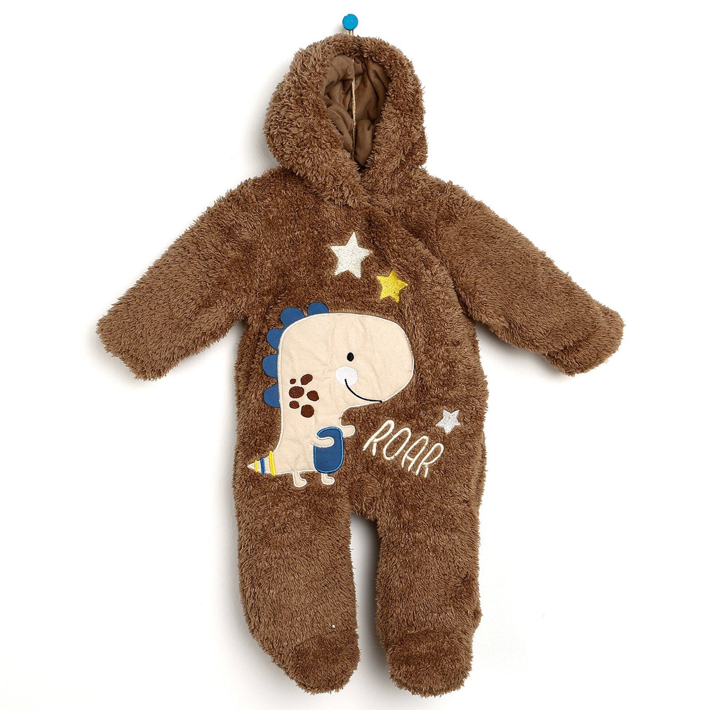 Verscon Welsoft Footed Jumpsuit - Brown