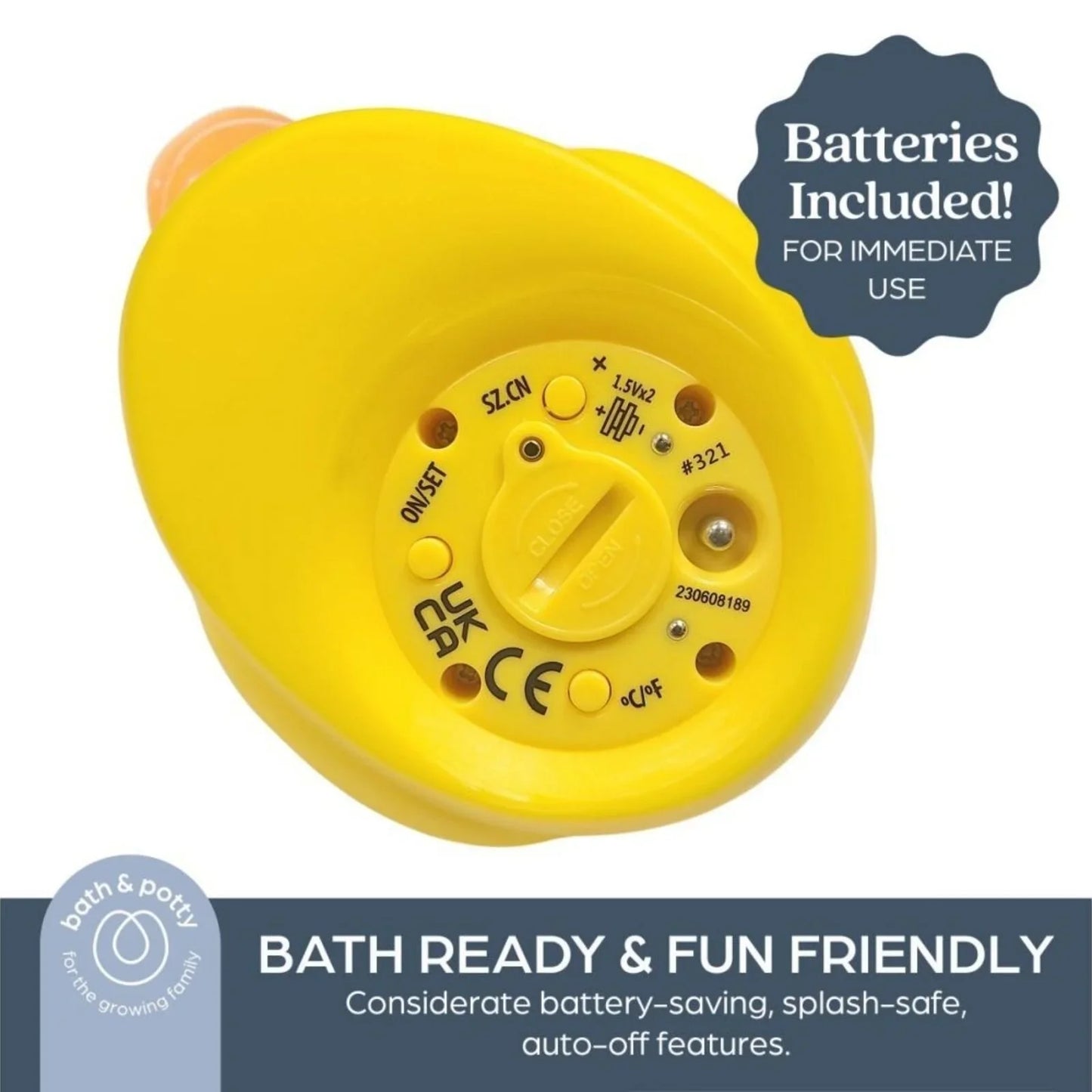 Dreambaby Bath & Room Thermometer - Duck