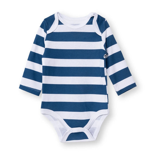 HelloBaby Long Sleeve Body - Navy Blue