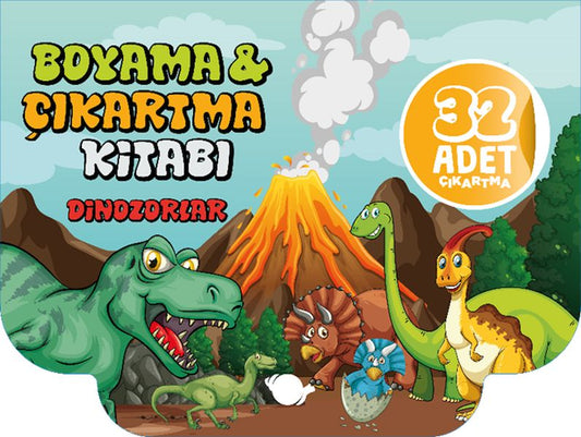 Dinozorlar Boyama und Çıkartma Kitabı