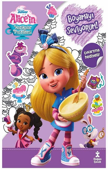 Disney Alice'in Harikalar Pastenesi Boyama