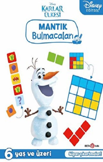 Disney Eğitsel Karlar Ülkesi Çıkartmalı Mantık Bulmacaları