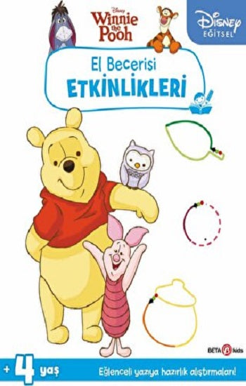 Disney Eğitsel Winnie the Pooh El Becerisi Etkinlikleri Yazıya Hazırlık