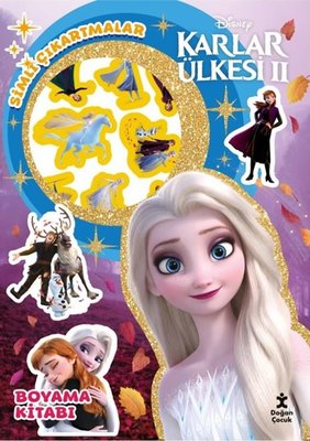 Disney Karlar Ülkesi 2 - Yıldız Simli Çıkartmalı Boyama Kitabı