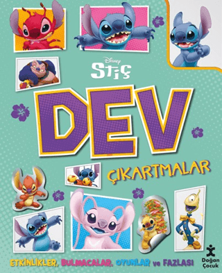 Disney Stiç - Dev Çıkartmalar Etkinlik Kitabı - Doğan Çocuk Kitap