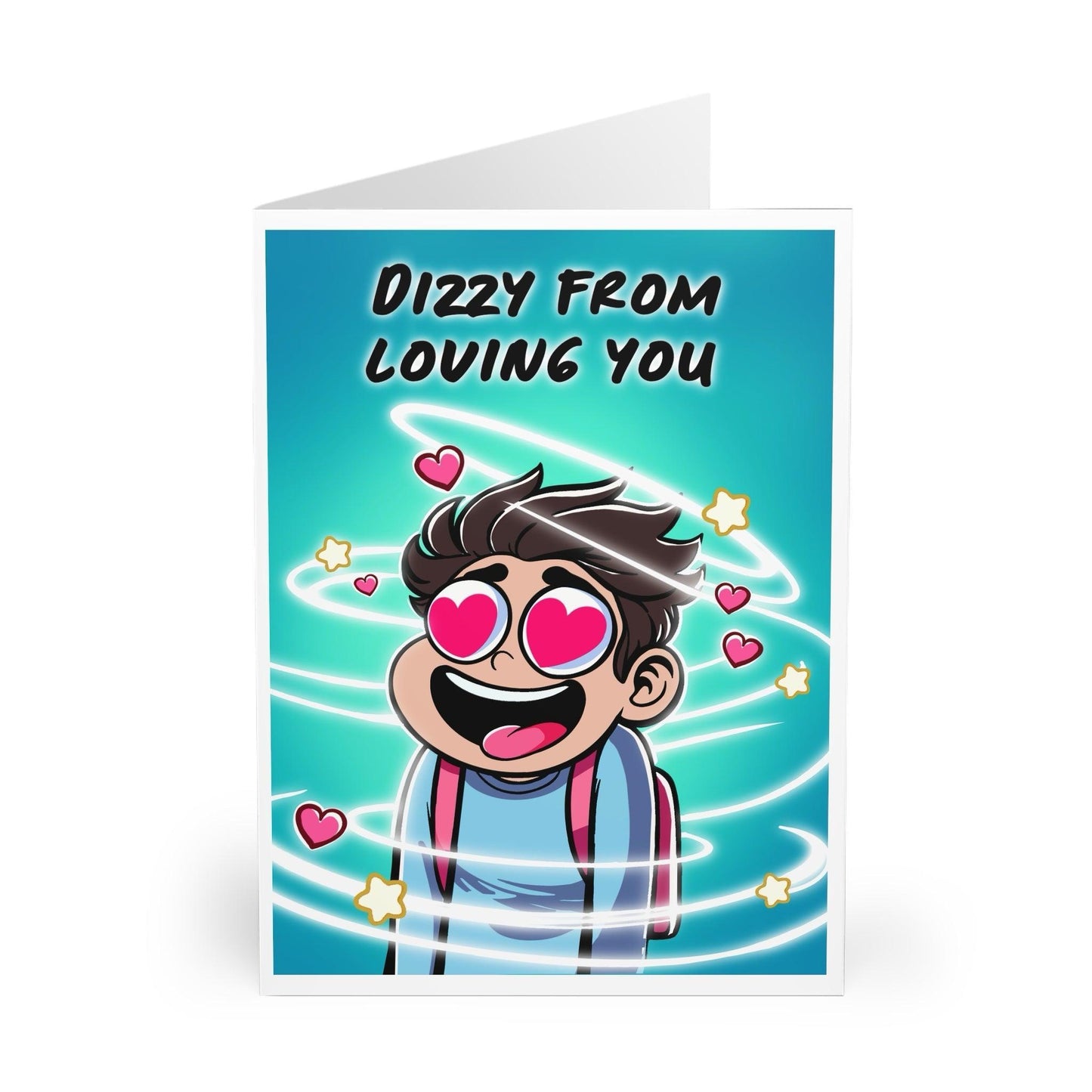 Dizzy from Loving You – Cute Funny Love Card - mezetto KEOLIX KEOLIX