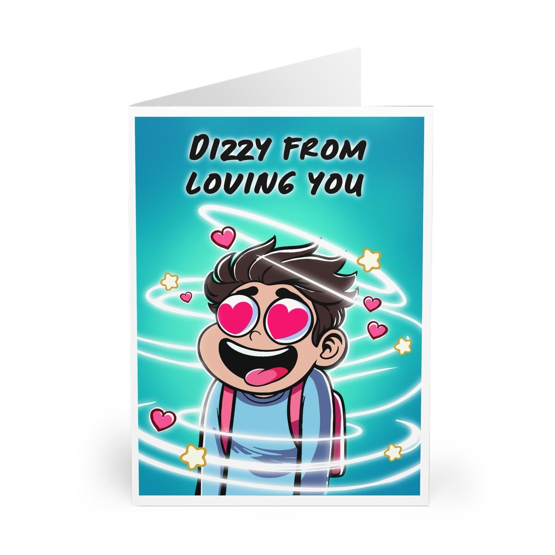 Dizzy from Loving You – Cute Funny Love Card - mezetto KEOLIX KEOLIX