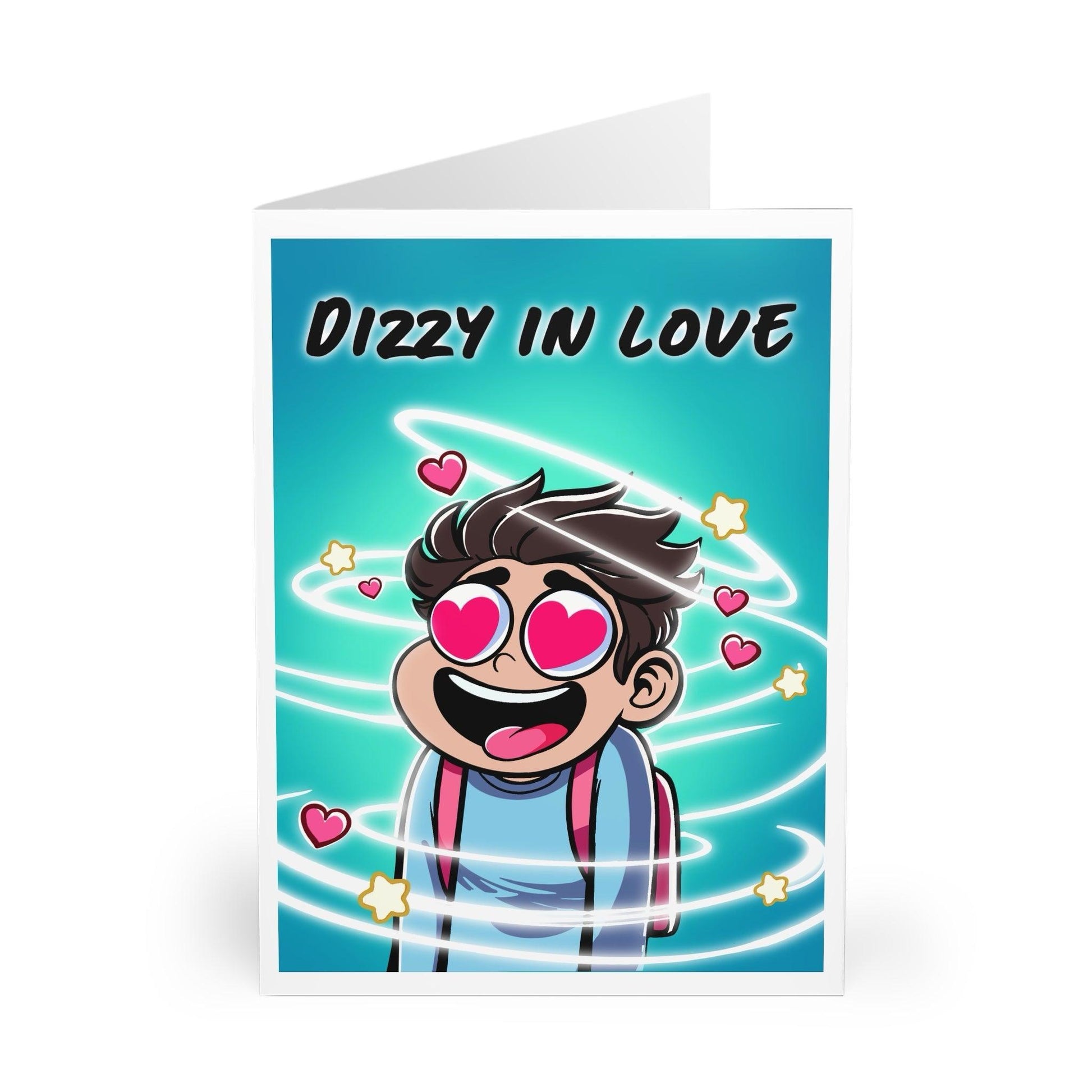 Dizzy in Love Card – Cute Funny Valentine’s or Anniversary Card - mezetto KEOLIX KEOLIX
