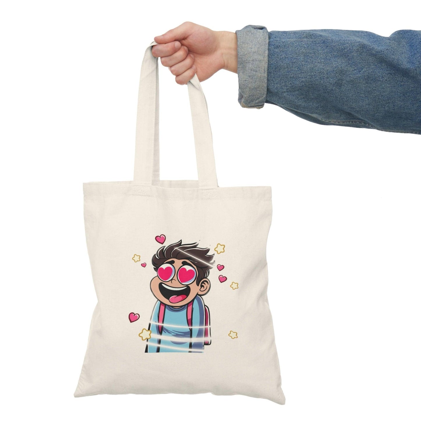 Dizzy in Love Tote – Romantic Recycled Cotton - mezetto KEOLIX KEOLIX
