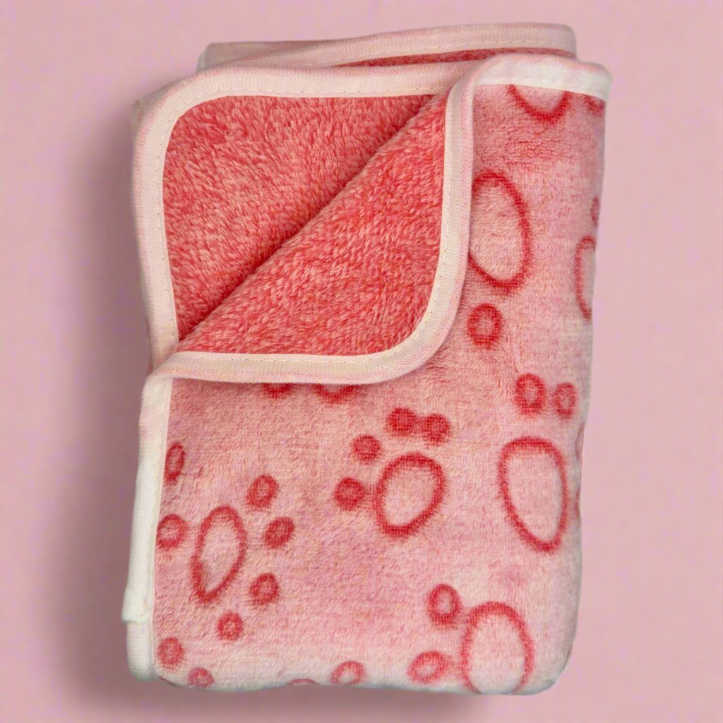 Dog Blanket - Pink Paws - mezetto PupClub Couture PupClub Couture