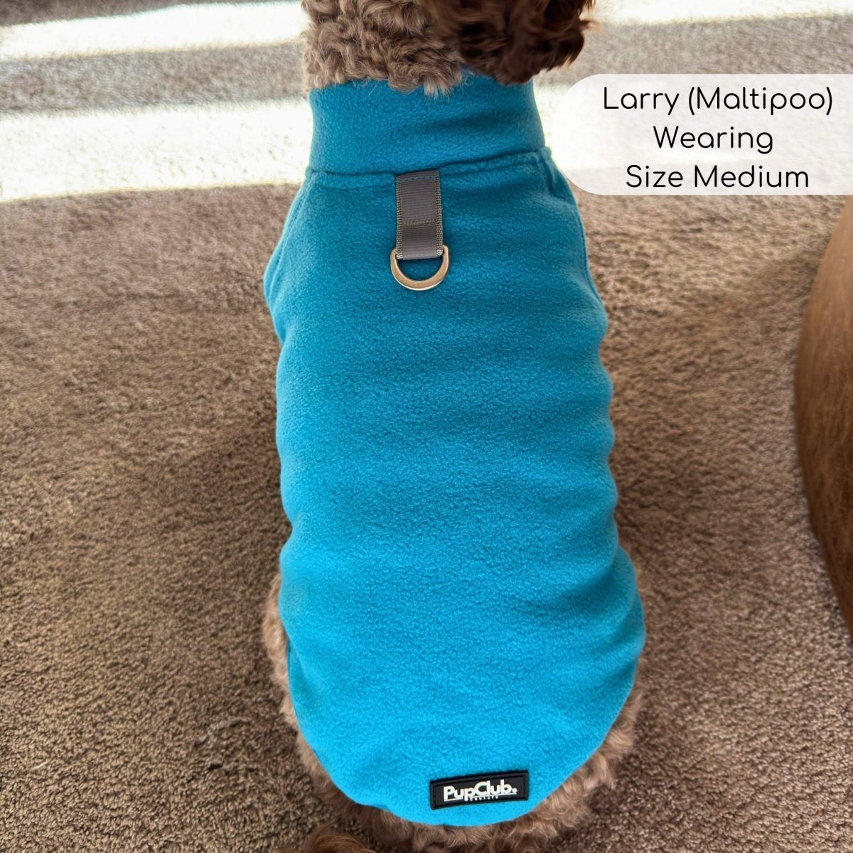 Dog Fleece Coat - Blue - mezetto PupClub Couture PupClub Couture