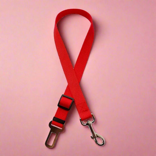 Dog Seat Belt Restraint - Red - mezetto PupClub Couture PupClub Couture