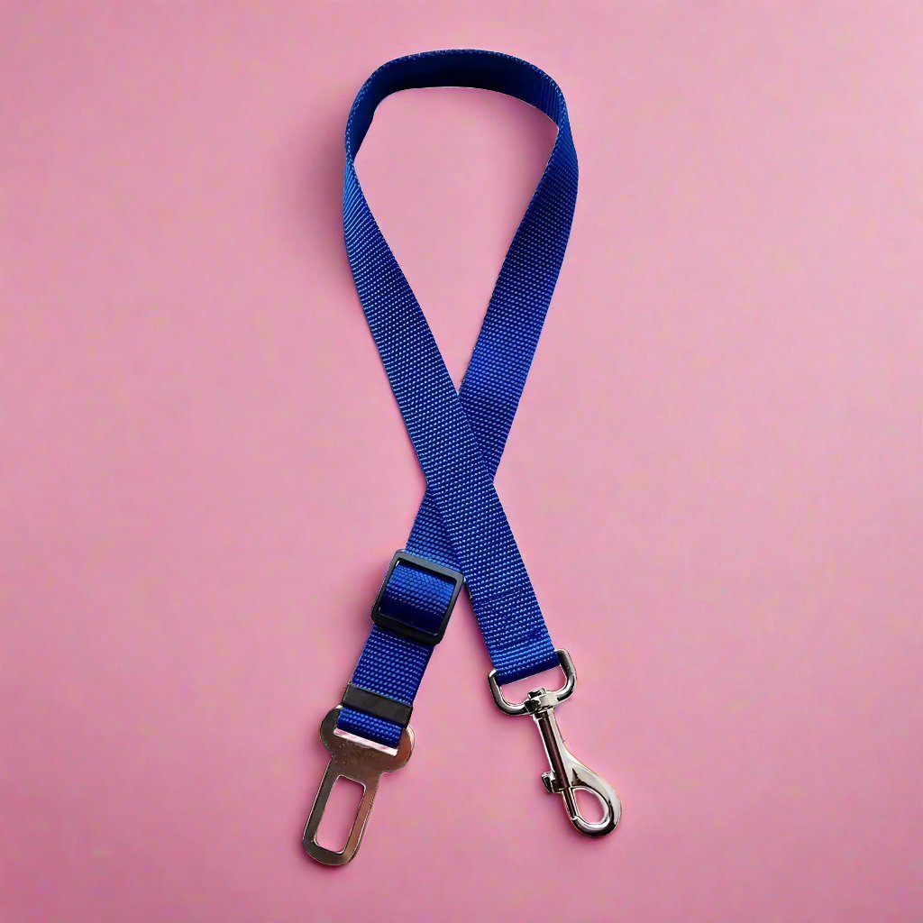 Dog Seat Belt Restraint - Royal Blue - mezetto PupClub Couture PupClub Couture