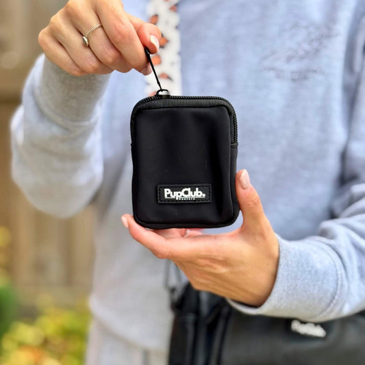 Dog Treat Pouch - Black - mezetto PupClub Couture PupClub Couture