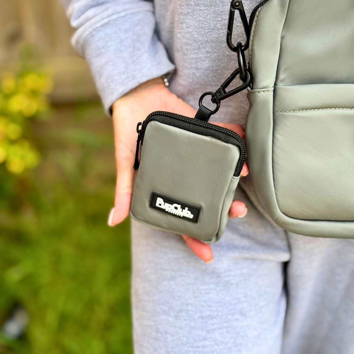 Dog Treat Pouch - Grey - mezetto PupClub Couture PupClub Couture